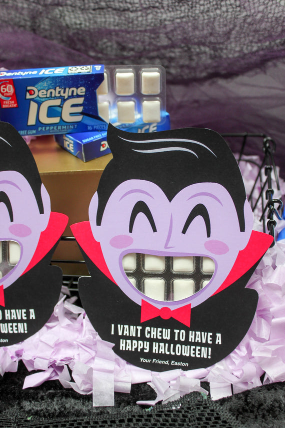 Vampire with Chewing Gum Teeth