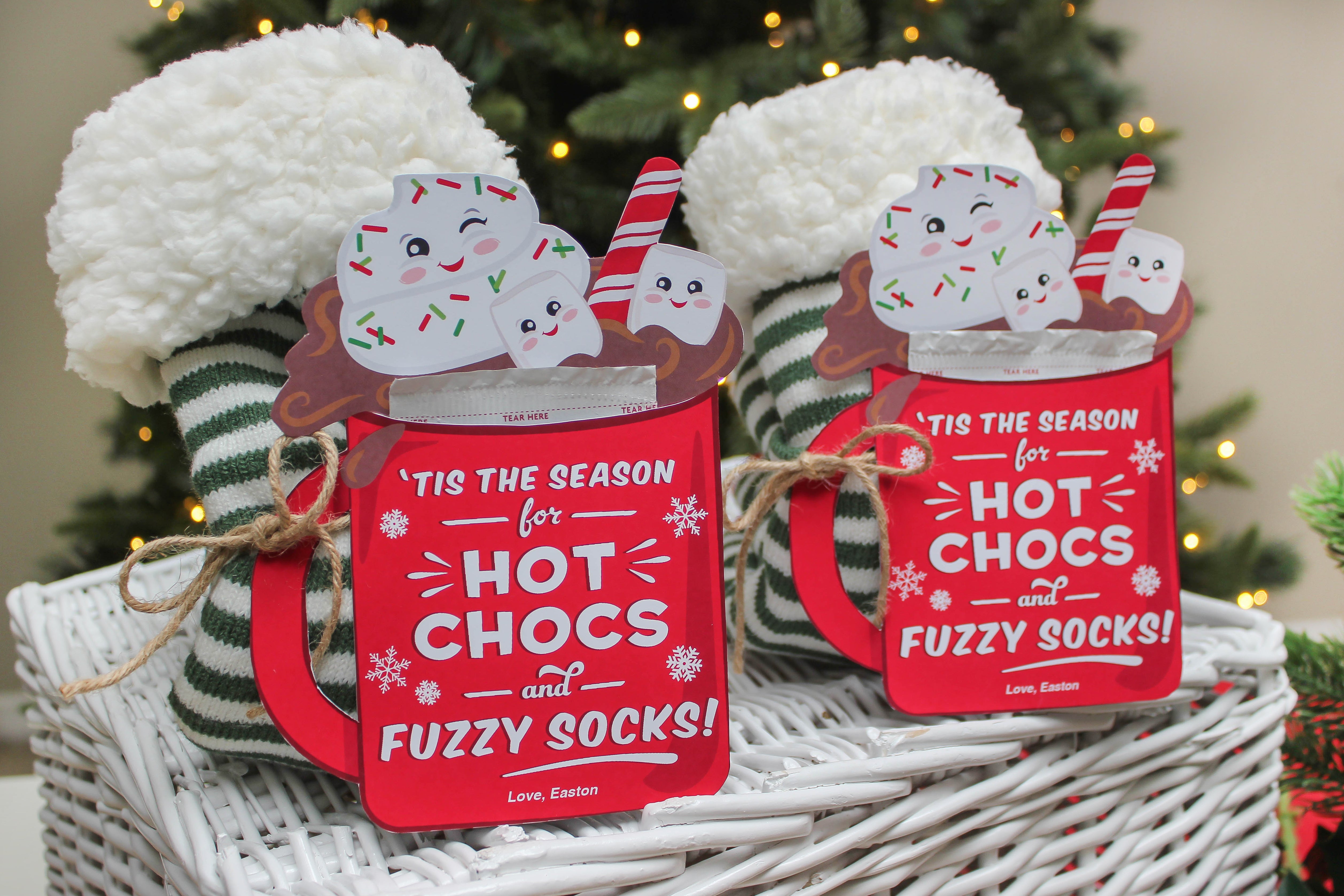 Hot Chocs Fuzzy Socks Christmas Gift Just Add Confetti hot-chocs-fuzzy-socks-christmas-gift-just-add-confetti