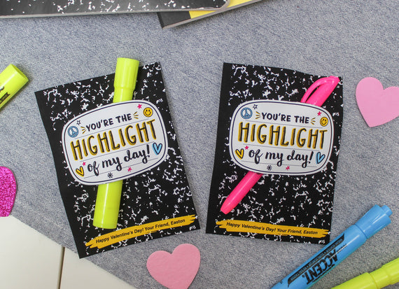 Highlighter Kids Valentine