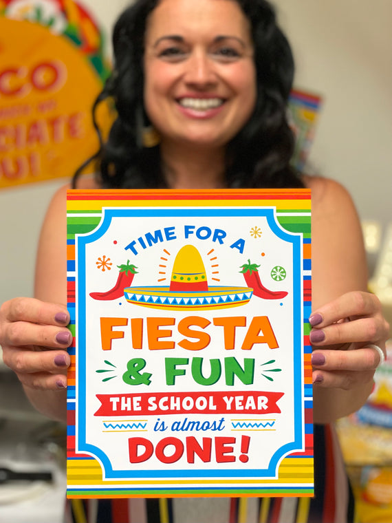 Teacher Appreciation Taco Fiesta Decor Pack