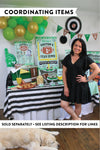 Football 1st Birthday Photo Poster: 12 Month Picture Display