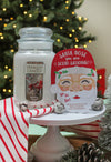 Santa Nose Scented Candle Gift Tag
