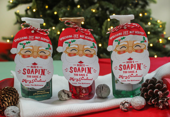 Santa Hand Soap Gift