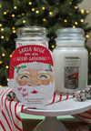 Santa Nose Scented Candle Gift Tag