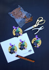 Witch Pretzel and Pencil Broomstick Halloween Treat