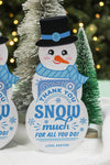 Snowman Gift Card Holder