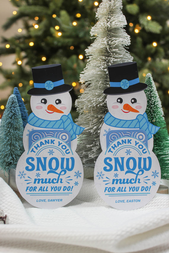 Snowman Gift Card Holder