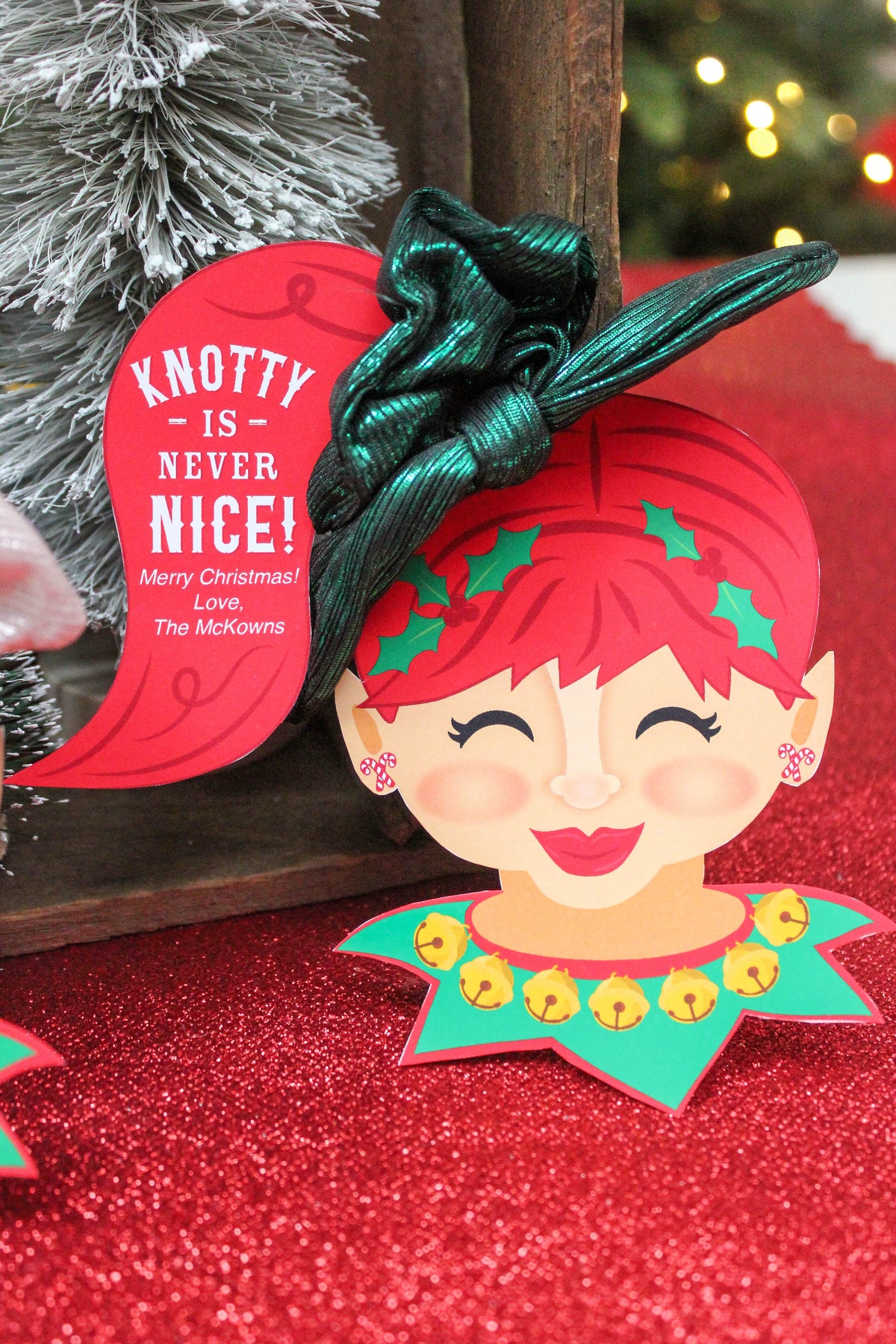 Christmas Elf Hair Scrunchie Gift