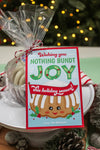 Bundt Cake Christmas Gift Tag