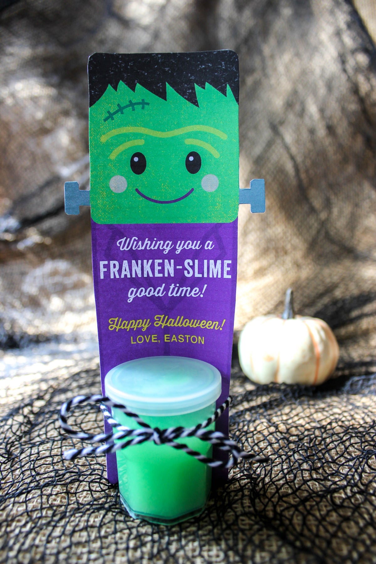 Franken-slime Halloween Gift