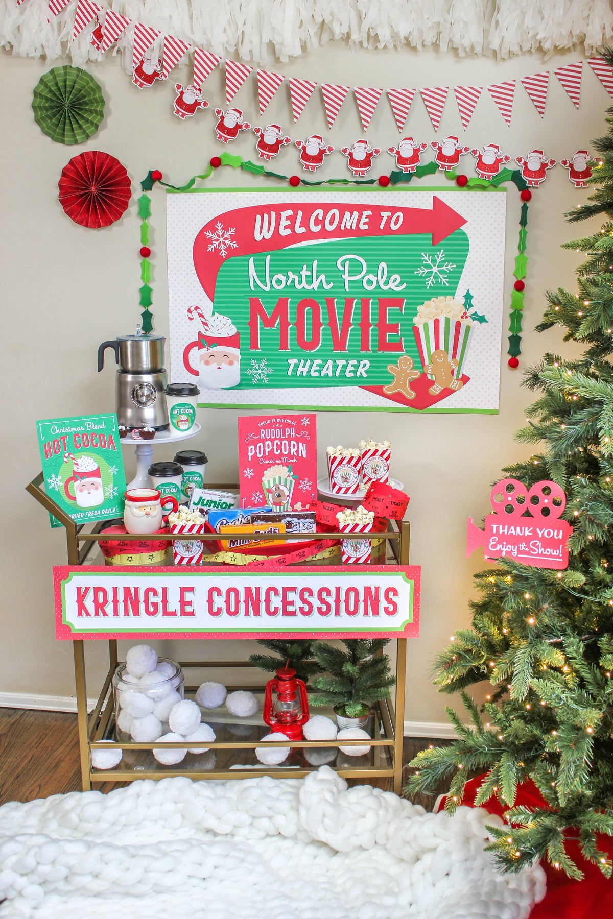 Christmas Movie Night Decor Pack