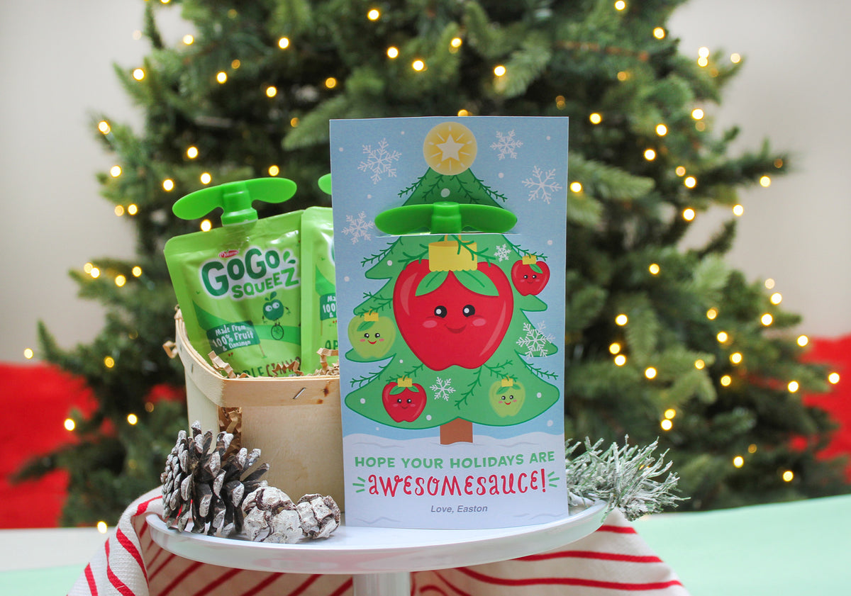 Applesauce Christmas Tree Treat