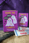 “Scare the Boo Boos Away” Halloween Band-Aid label