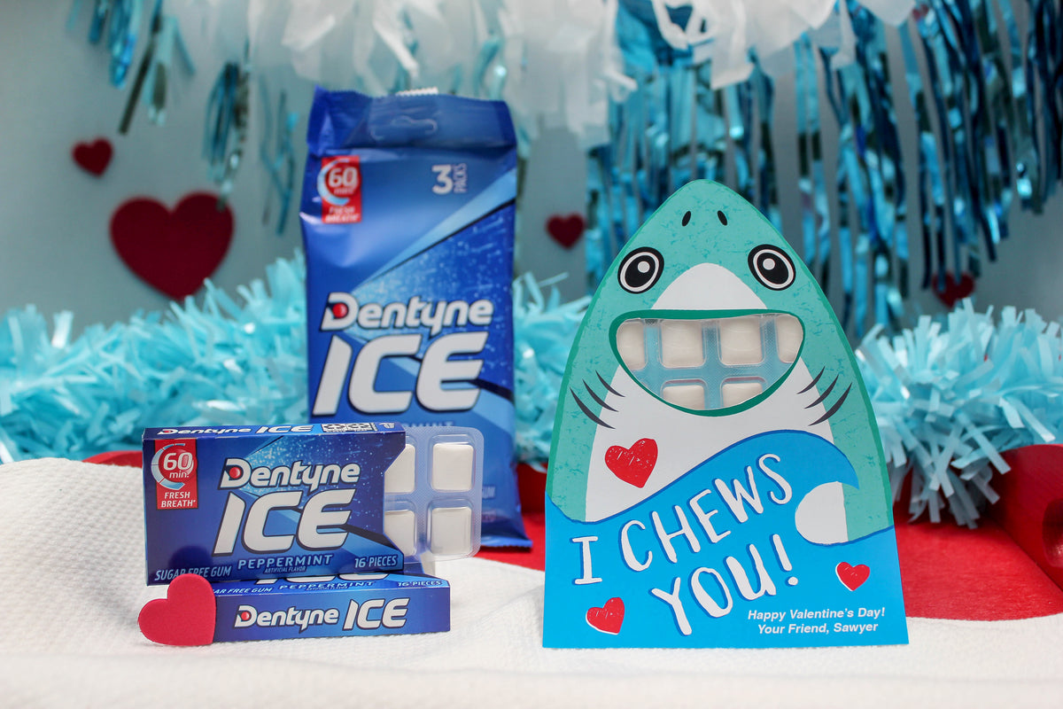 Chewing Gum Shark Kids Valentine