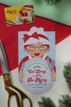 Christmas Dinner and Dishes Gift Tag
