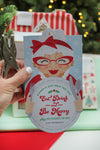 Christmas Dinner and Dishes Gift Tag