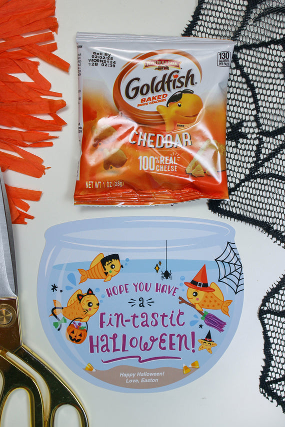 Goldfish Halloween Treat