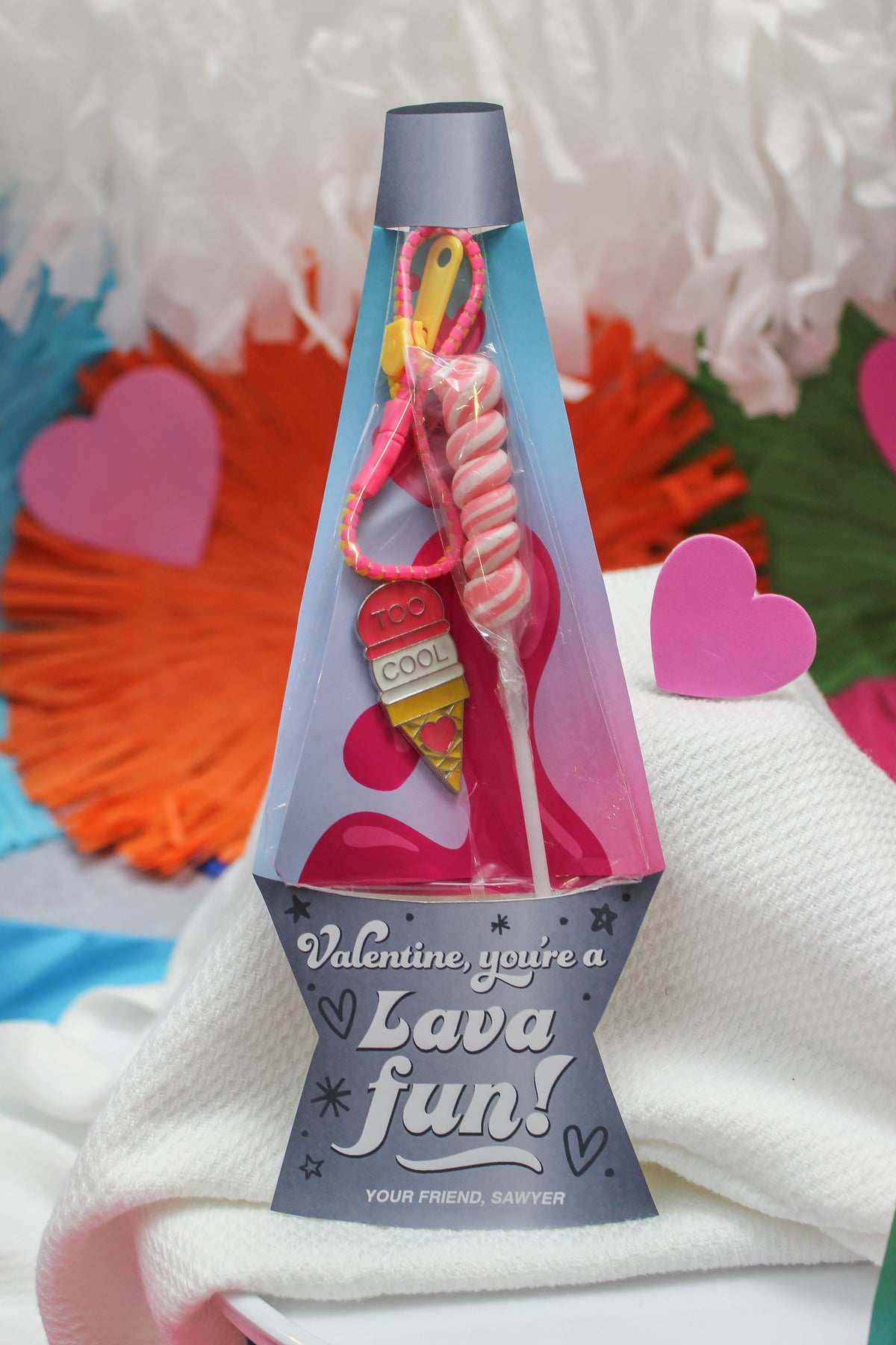 Lava Lamp Kids Valentine