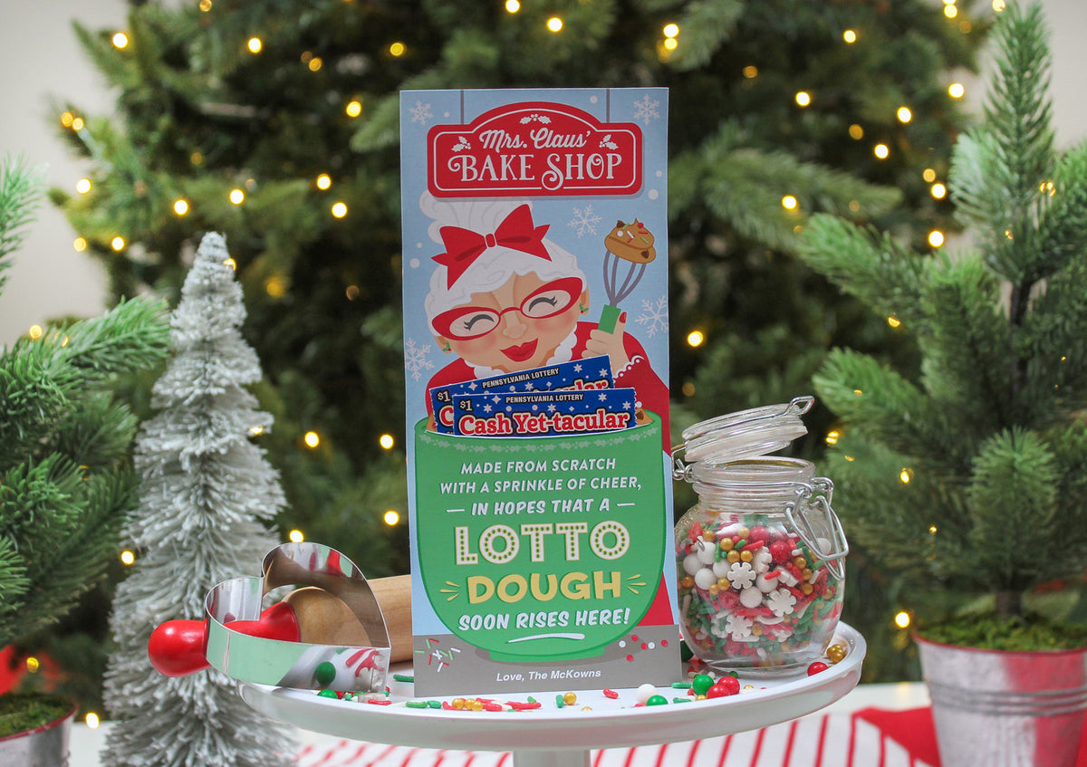 "Lotto Dough" Lottery Ticket Christmas Gift