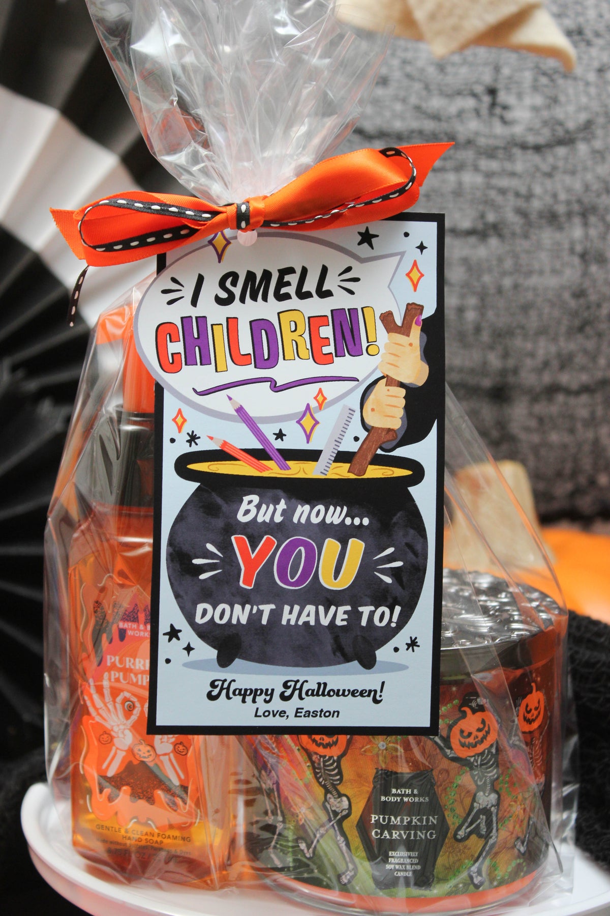 “I Smell Children” Halloween Teacher Gift