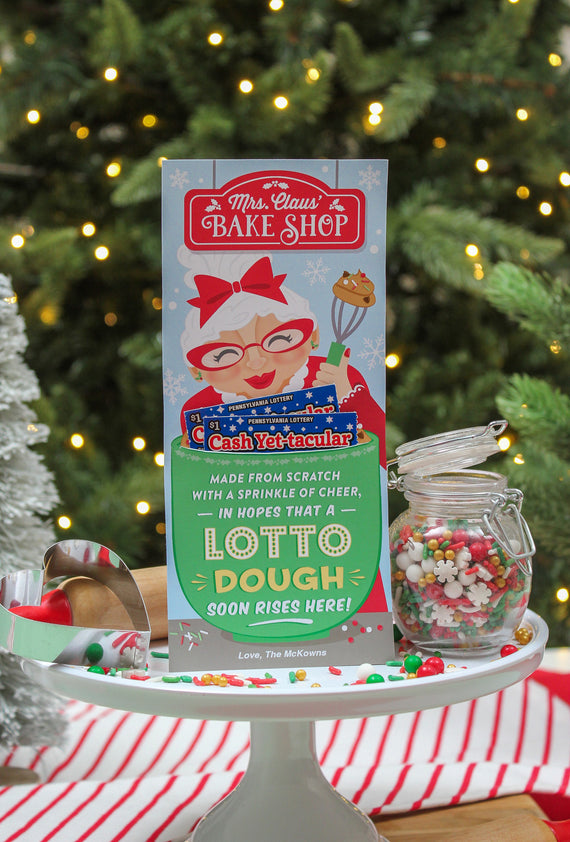 "Lotto Dough" Lottery Ticket Christmas Gift