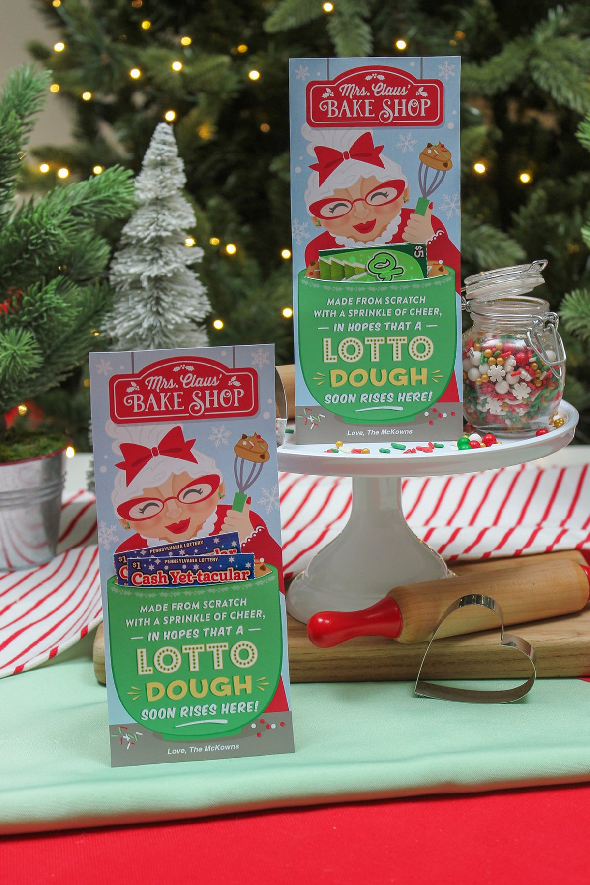"Lotto Dough" Lottery Ticket Christmas Gift
