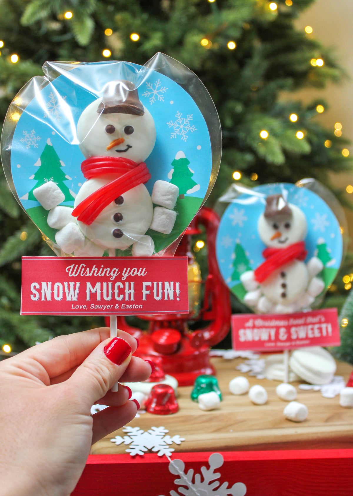 Snow Globe Christmas Treat