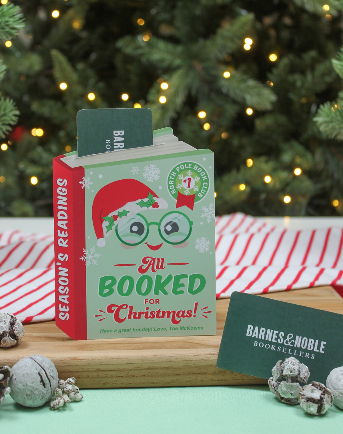 “Booked for Christmas” Book Gift Card Holder