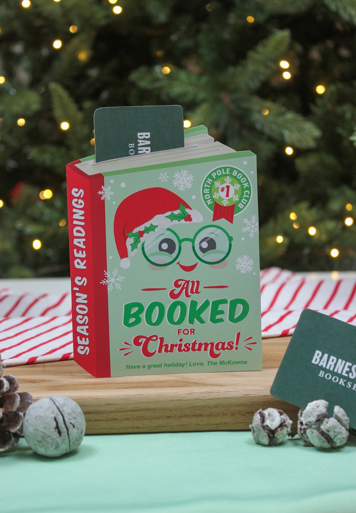 “Booked for Christmas” Book Gift Card Holder