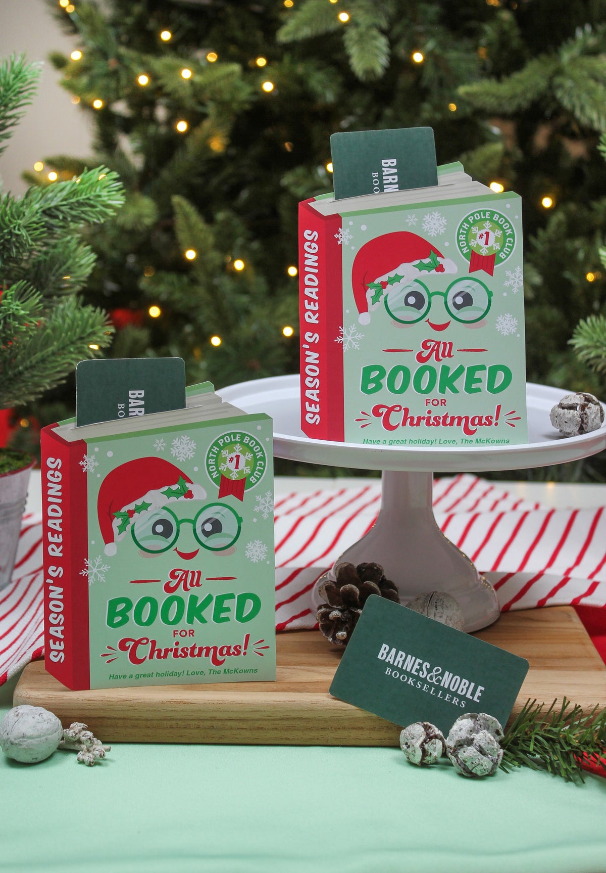 “Booked for Christmas” Book Gift Card Holder