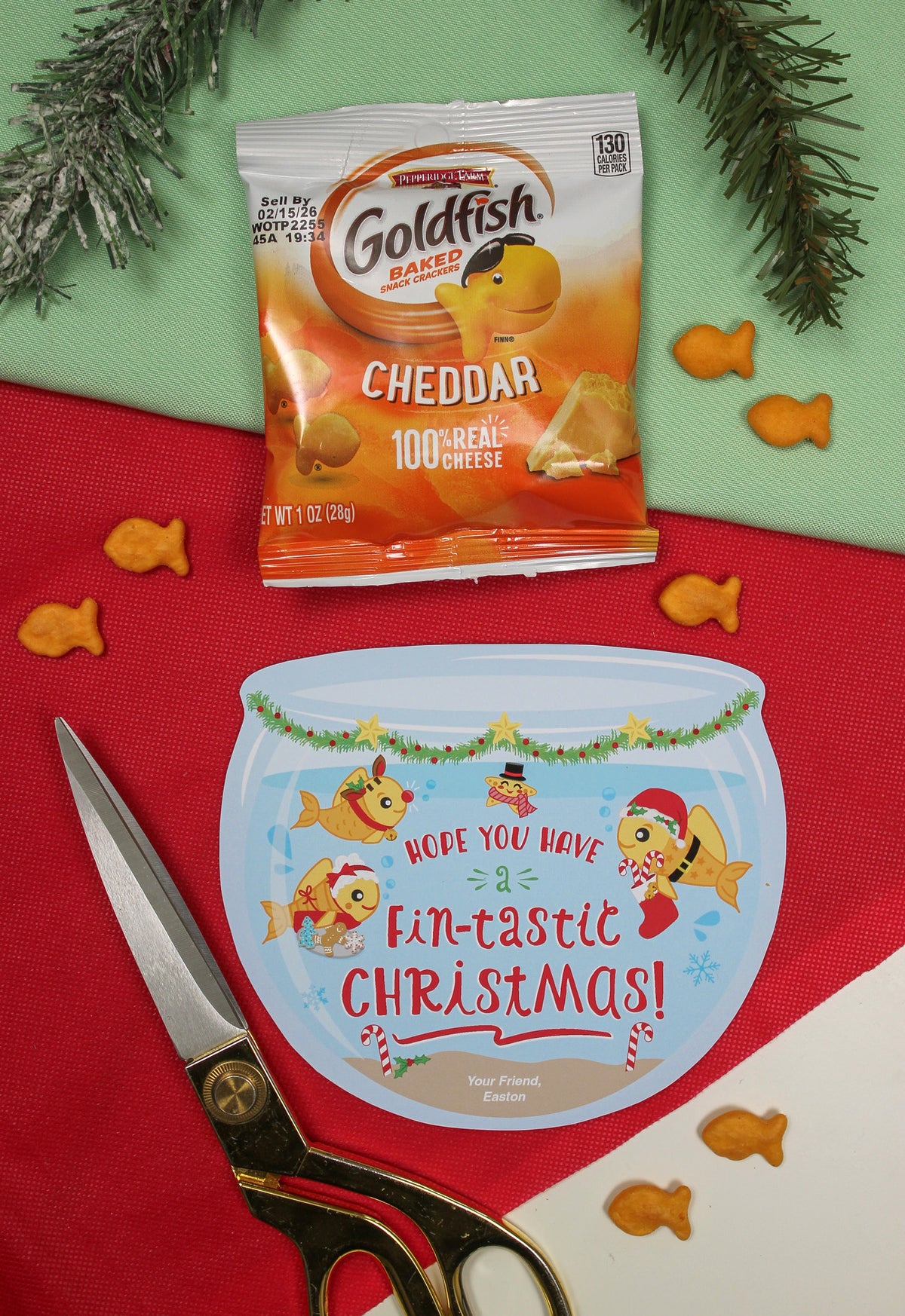 Goldfish Christmas Treats