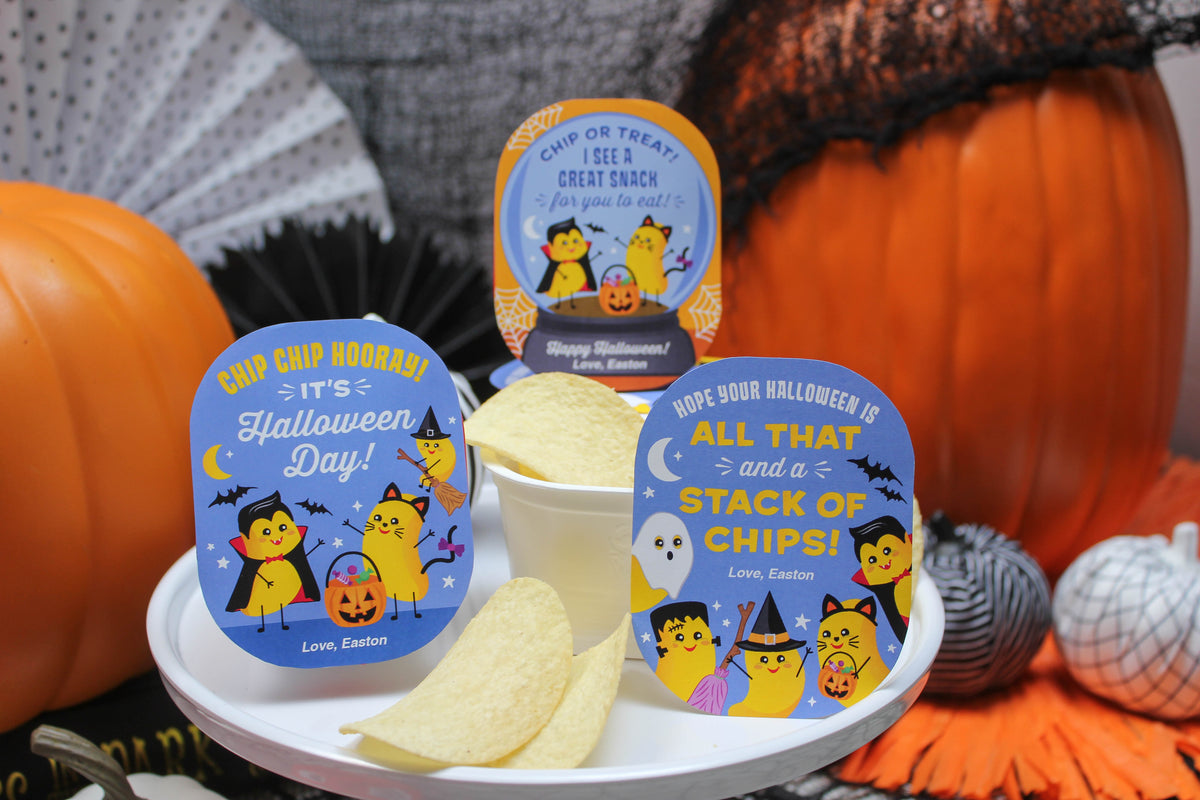 Halloween Chip Labels