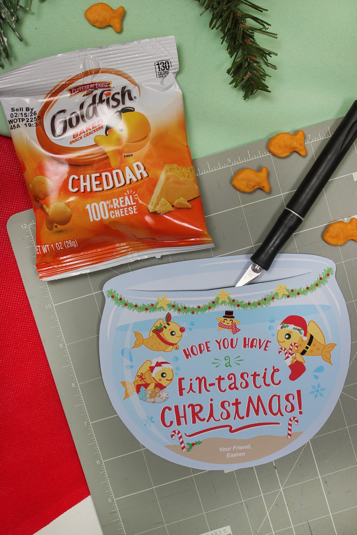 Goldfish Christmas Treats