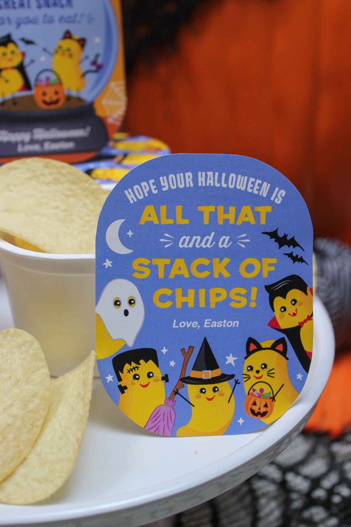 Halloween Chip Labels