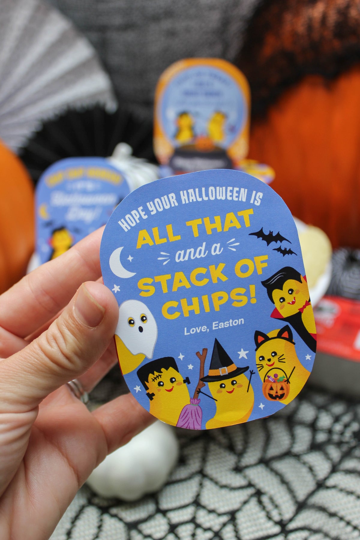 Halloween Chip Labels