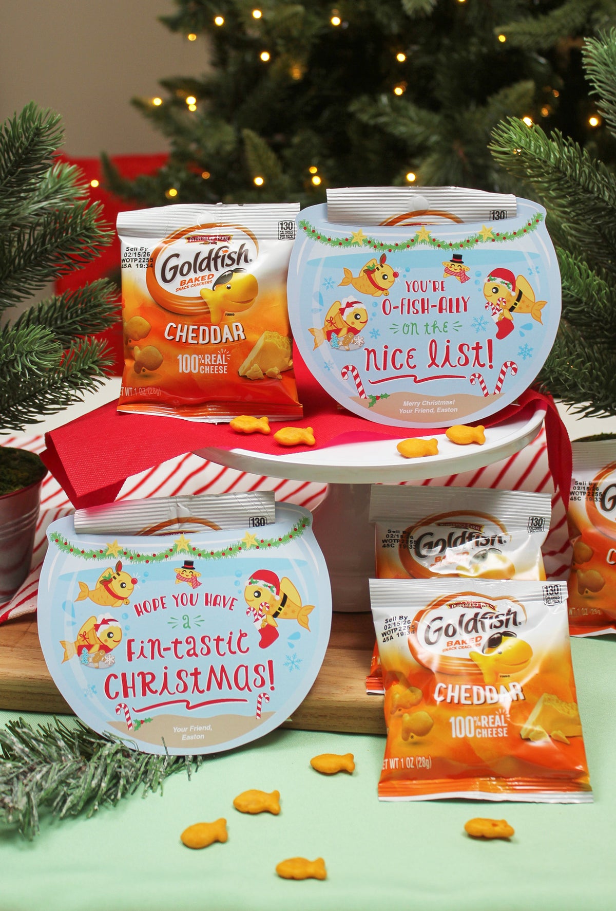Goldfish Christmas Treats