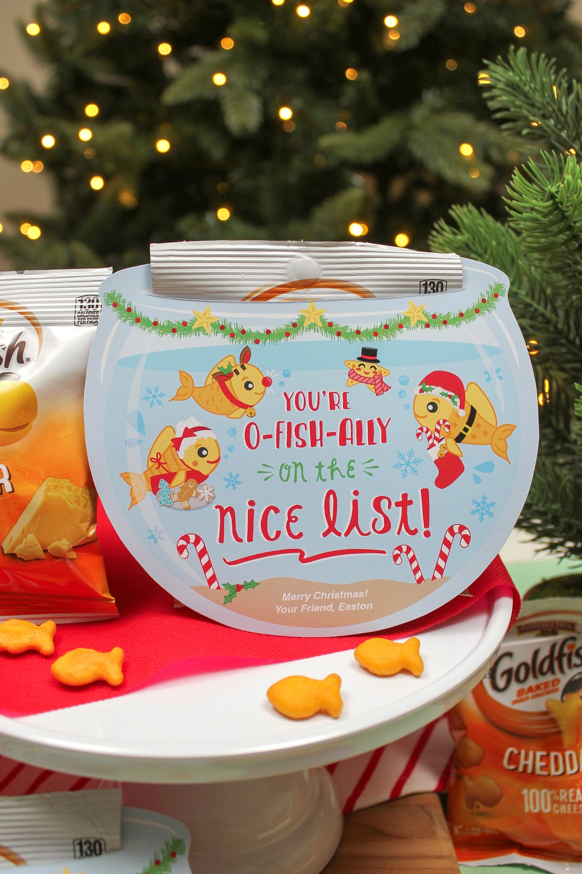 Goldfish Christmas Treats