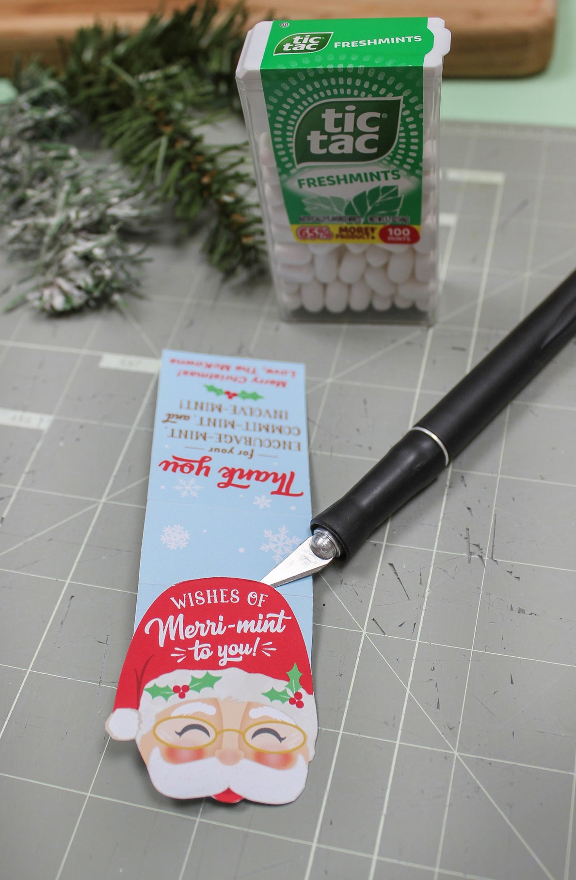 Christmas Tic Tac Mint Labels