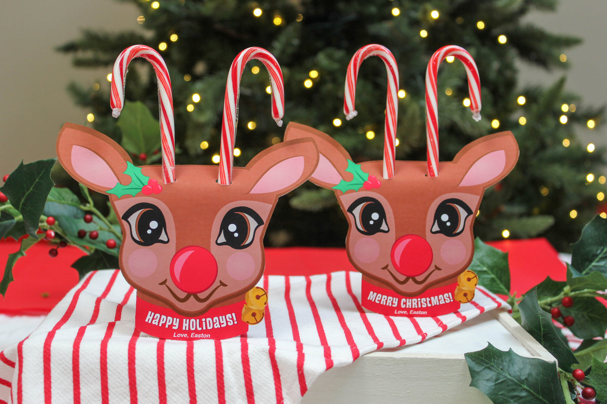 Candy Cane Reindeer Christmas Treat