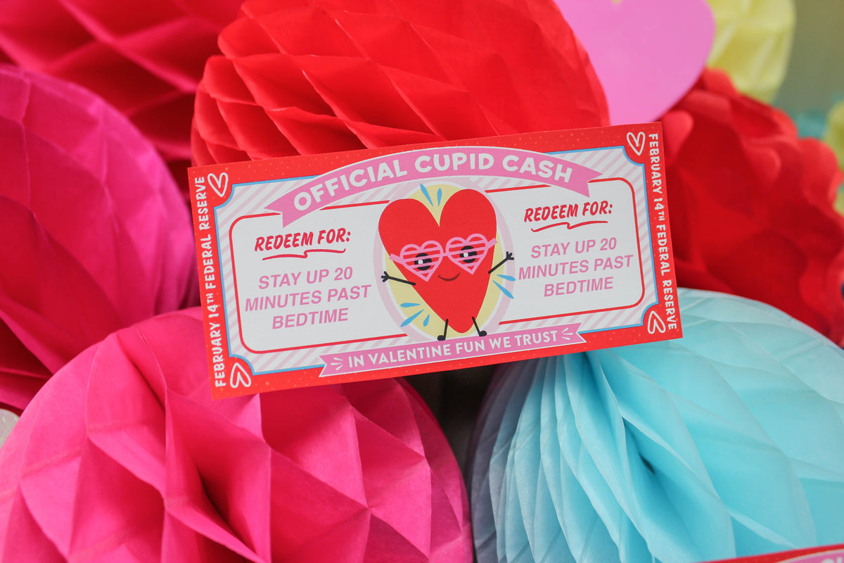 Valentine's Day Play Money Reward Coupons