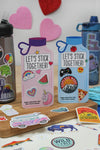 Water Bottle Sticker Kids Valentine