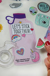 Water Bottle Sticker Kids Valentine