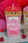 Donuts and Coffee Valentine's Day Gift Card Holder