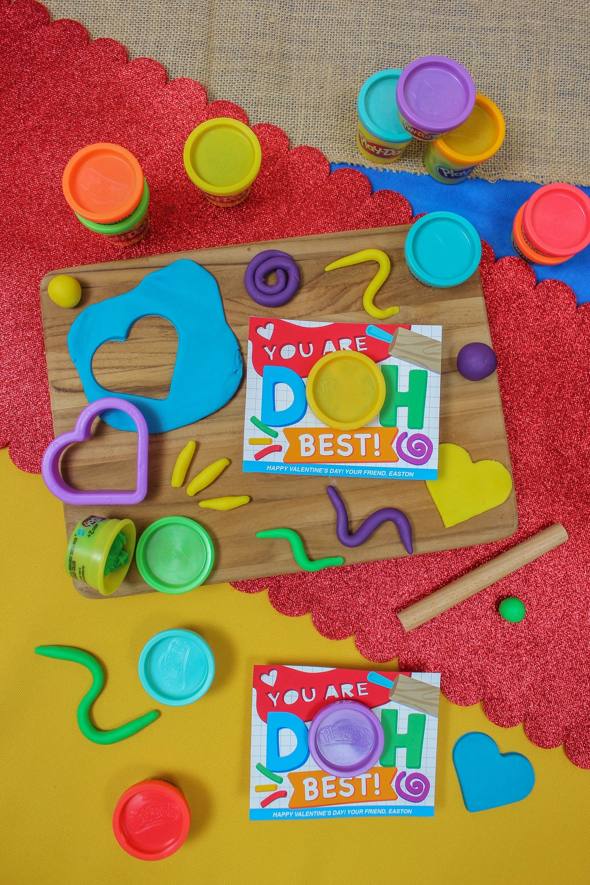 “Doh Best” PlayDoh Kids Valentine