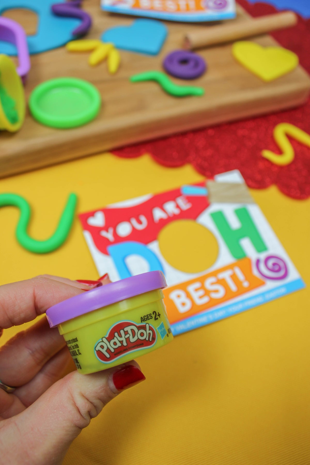 “Doh Best” PlayDoh Kids Valentine