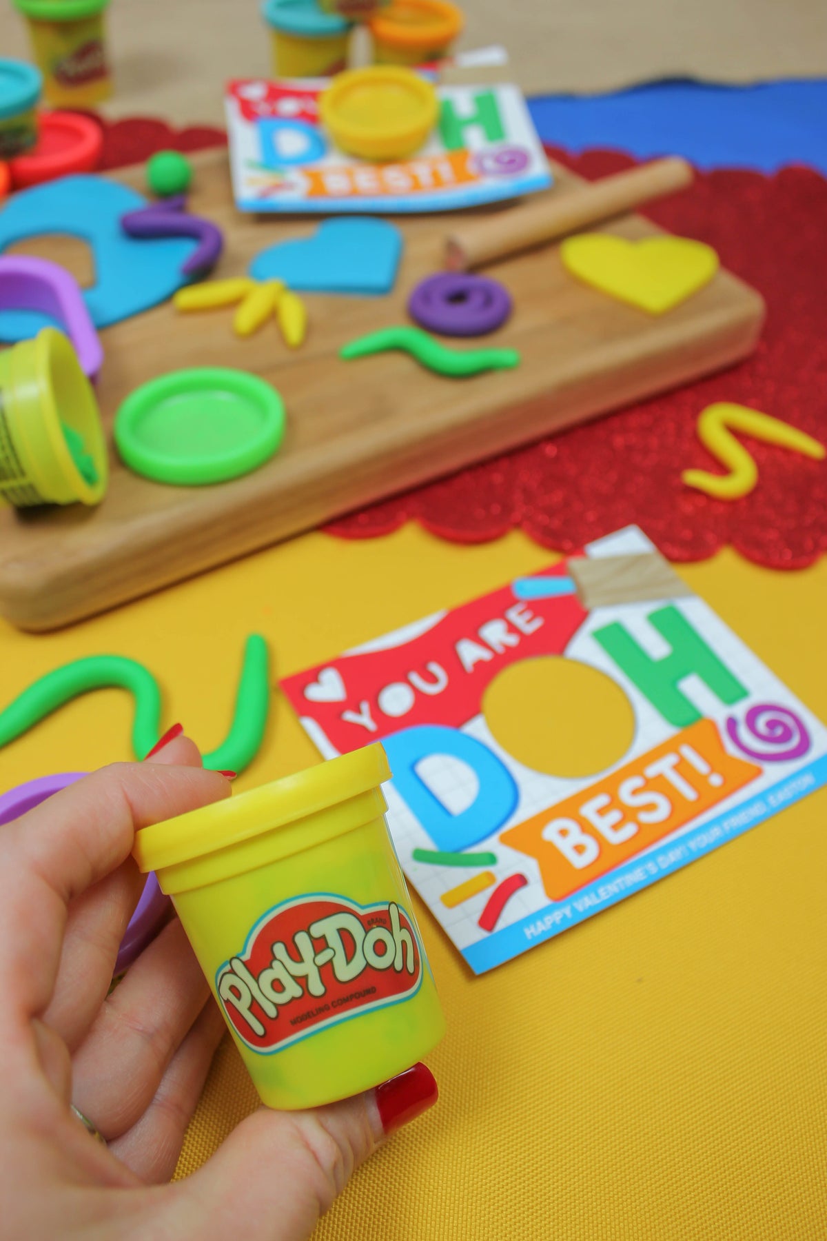 “Doh Best” PlayDoh Kids Valentine