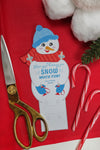 Skiing Snowmen Candy Cane Christmas Treats
