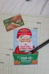 Christmas Soup & Bread Gift Card Holder