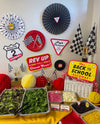 "Start Your Engines" Back to School Teacher Appreciation Luncheon Decor Pack