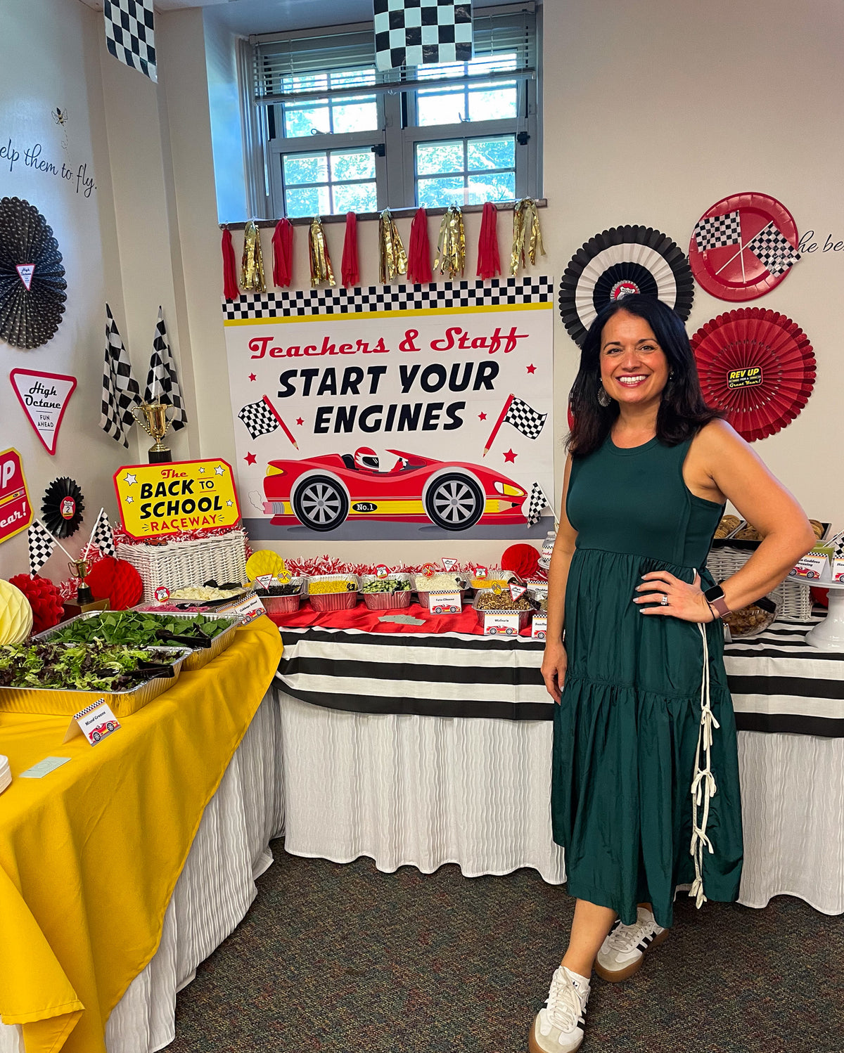 "Start Your Engines" Back to School Teacher Appreciation Luncheon Decor Pack